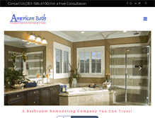 Tablet Screenshot of americanbath.net